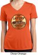 Ladies Shirt Last Stop Moisture Wicking V-neck Tee