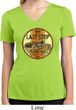 Ladies Shirt Last Stop Moisture Wicking V-neck Tee