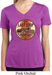 Ladies Shirt Last Stop Moisture Wicking V-neck Tee