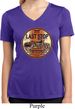 Ladies Shirt Last Stop Moisture Wicking V-neck Tee