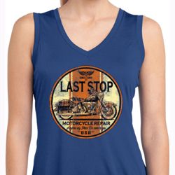 Ladies Shirt Last Stop Sleeveless Moisture Wicking Tee