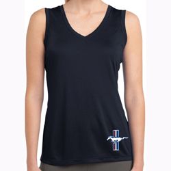 Ladies Shirt Legend Lives Crest Bottom Print Sleeveless Moisture Tee Ladies Shirt Legend Lives Crest Bottom Print Sleeveless Moisture Tee