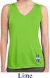 Ladies Shirt Legend Lives Crest Bottom Print Sleeveless Moisture Tee