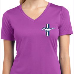 Ladies Shirt Legend Lives Crest Moisture Wicking V-neck Tee T-Shirt Ladies Shirt Legend Lives Crest Moisture Wicking V-neck Tee T-Shirt