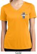 Ladies Shirt Legend Lives Crest Moisture Wicking V-neck Tee T-Shirt