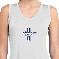 Ladies Shirt Legend Lives Small Print Sleeveless Moisture Wicking Tee Ladies Shirt Legend Lives Small Print Sleeveless Moisture Wicking Tee