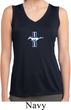 Ladies Shirt Legend Lives Small Print Sleeveless Moisture Wicking Tee