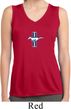 Ladies Shirt Legend Lives Small Print Sleeveless Moisture Wicking Tee