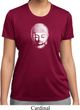 Ladies Shirt Little Buddha Head Moisture Wicking Tee T-Shirt