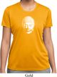 Ladies Shirt Little Buddha Head Moisture Wicking Tee T-Shirt