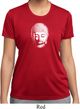 Ladies Shirt Little Buddha Head Moisture Wicking Tee T-Shirt