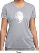 Ladies Shirt Little Buddha Head Moisture Wicking Tee T-Shirt