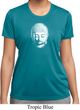 Ladies Shirt Little Buddha Head Moisture Wicking Tee T-Shirt