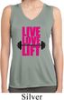 Ladies Shirt Live Love Lift Sleeveless Moisture Wicking Tee T-Shirt