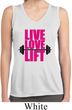 Ladies Shirt Live Love Lift Sleeveless Moisture Wicking Tee T-Shirt