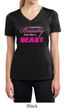 Ladies Shirt Look Like a Beauty Moisture Wicking V-neck Tee T-Shirt
