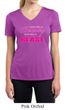 Ladies Shirt Look Like a Beauty Moisture Wicking V-neck Tee T-Shirt
