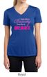 Ladies Shirt Look Like a Beauty Moisture Wicking V-neck Tee T-Shirt