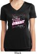 Ladies Shirt Miss Gymnast To You Moisture Wicking V-neck Tee T-Shirt