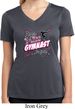 Ladies Shirt Miss Gymnast To You Moisture Wicking V-neck Tee T-Shirt