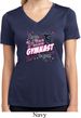 Ladies Shirt Miss Gymnast To You Moisture Wicking V-neck Tee T-Shirt