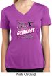 Ladies Shirt Miss Gymnast To You Moisture Wicking V-neck Tee T-Shirt