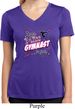 Ladies Shirt Miss Gymnast To You Moisture Wicking V-neck Tee T-Shirt