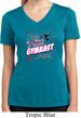 Ladies Shirt Miss Gymnast To You Moisture Wicking V-neck Tee T-Shirt