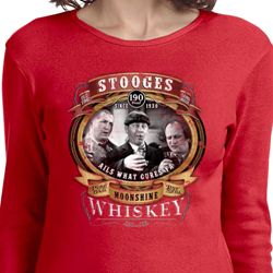 Ladies Shirt Moonshine Whiskey Long Sleeve Tee T-Shirt