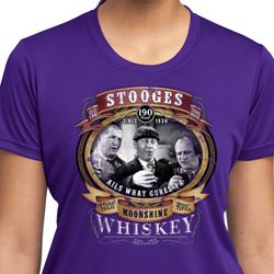 Ladies Shirt Moonshine Whiskey Moisture Wicking Tee T-Shirt