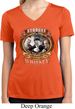 Ladies Shirt Moonshine Whiskey Moisture Wicking V-neck Tee