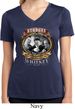 Ladies Shirt Moonshine Whiskey Moisture Wicking V-neck Tee