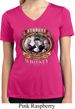 Ladies Shirt Moonshine Whiskey Moisture Wicking V-neck Tee