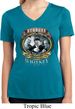 Ladies Shirt Moonshine Whiskey Moisture Wicking V-neck Tee