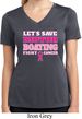 Ladies Shirt Motor Boating Moisture Wicking V-neck Tee T-Shirt