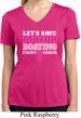 Ladies Shirt Motor Boating Moisture Wicking V-neck Tee T-Shirt
