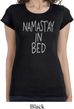 Ladies Shirt Namastay In Bed Longer Length Tee T-Shirt