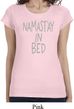 Ladies Shirt Namastay In Bed Longer Length Tee T-Shirt