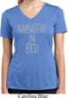 Ladies Shirt Namastay In Bed Moisture Wicking V-neck Tee