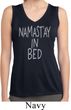 Ladies Shirt Namastay In Bed Sleeveless Moisture Wicking Tee