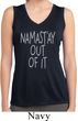 Ladies Shirt Namastay Out Of It Sleeveless Moisture Wicking Tee