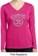 Ladies Shirt Namaste Om Dry Wicking Long Sleeve Tee