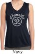 Ladies Shirt Namaste Om Sleeveless Moisture Wicking Tee