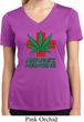 Ladies Shirt Natures Medicine Moisture Wicking V-neck Tee T-Shirt