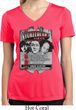 Ladies Shirt Nyukleheads Garage Moisture Wicking V-neck T-Shirt