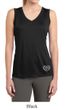 Ladies Shirt OM Heart Bottom Print Sleeveless Moisture Wicking Tee