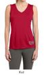 Ladies Shirt OM Heart Bottom Print Sleeveless Moisture Wicking Tee