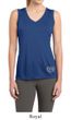 Ladies Shirt OM Heart Bottom Print Sleeveless Moisture Wicking Tee