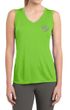 Ladies Shirt OM Heart Pocket Print Sleeveless Moisture Wicking Tee