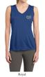 Ladies Shirt OM Heart Pocket Print Sleeveless Moisture Wicking Tee